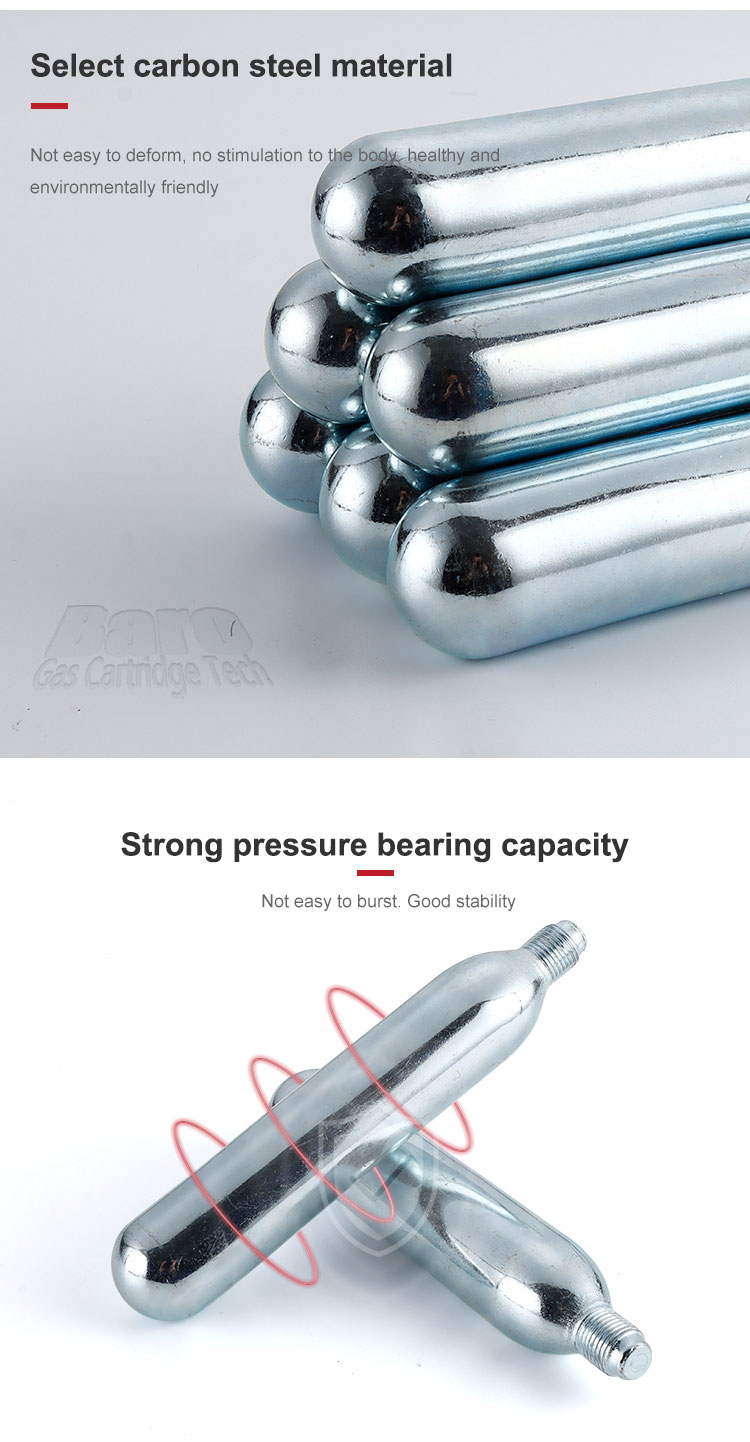 88g CO2 Threaded Cartridge For Paintball shooting