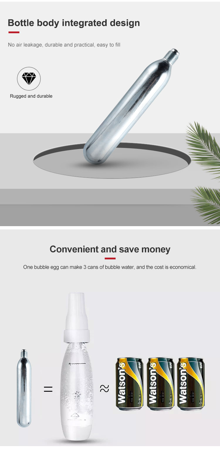 88g CO2 Threaded Cartridge For Paintball shooting